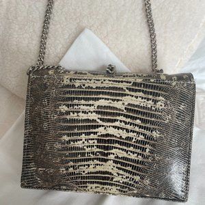 Daniella Ortiz Lizard Crossbody Bag